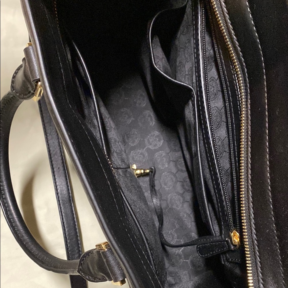 Michael Kors Black Quilted Satchel - Picture 5 of 10